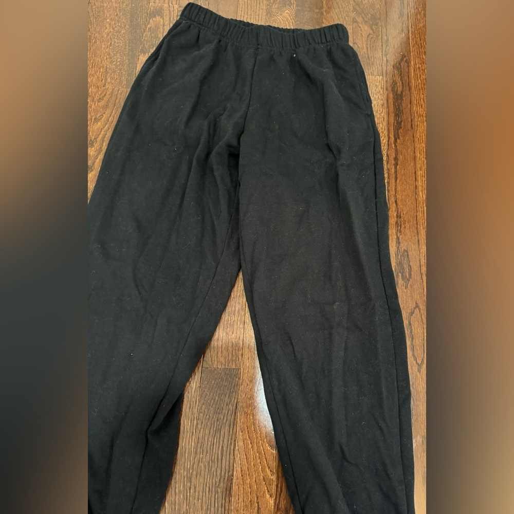 Garage black sweatpants